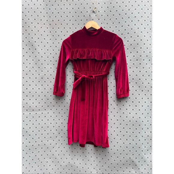 Girls Elegant Dress Long Sleeves Dresses Kids Clothes For Winter Fall Christmas - Picture 2 of 5